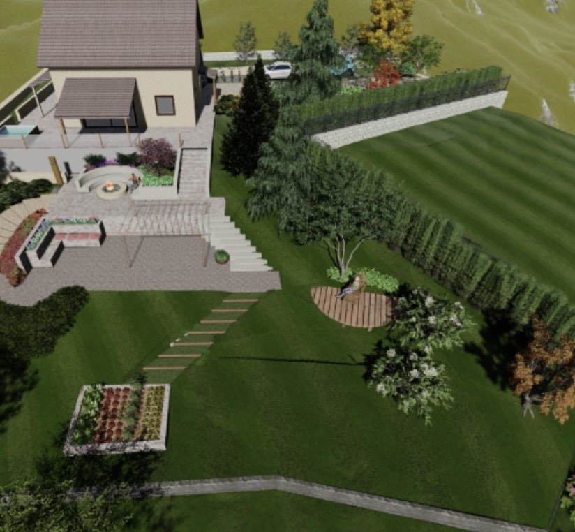FUŽINE - Terreno con progetto e concessione edilizia