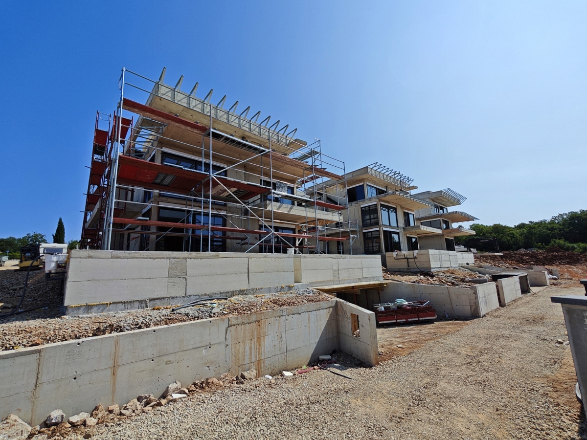 NJIVICE, KRK – Appartamento duplex di lusso con piscina privata e vista mare