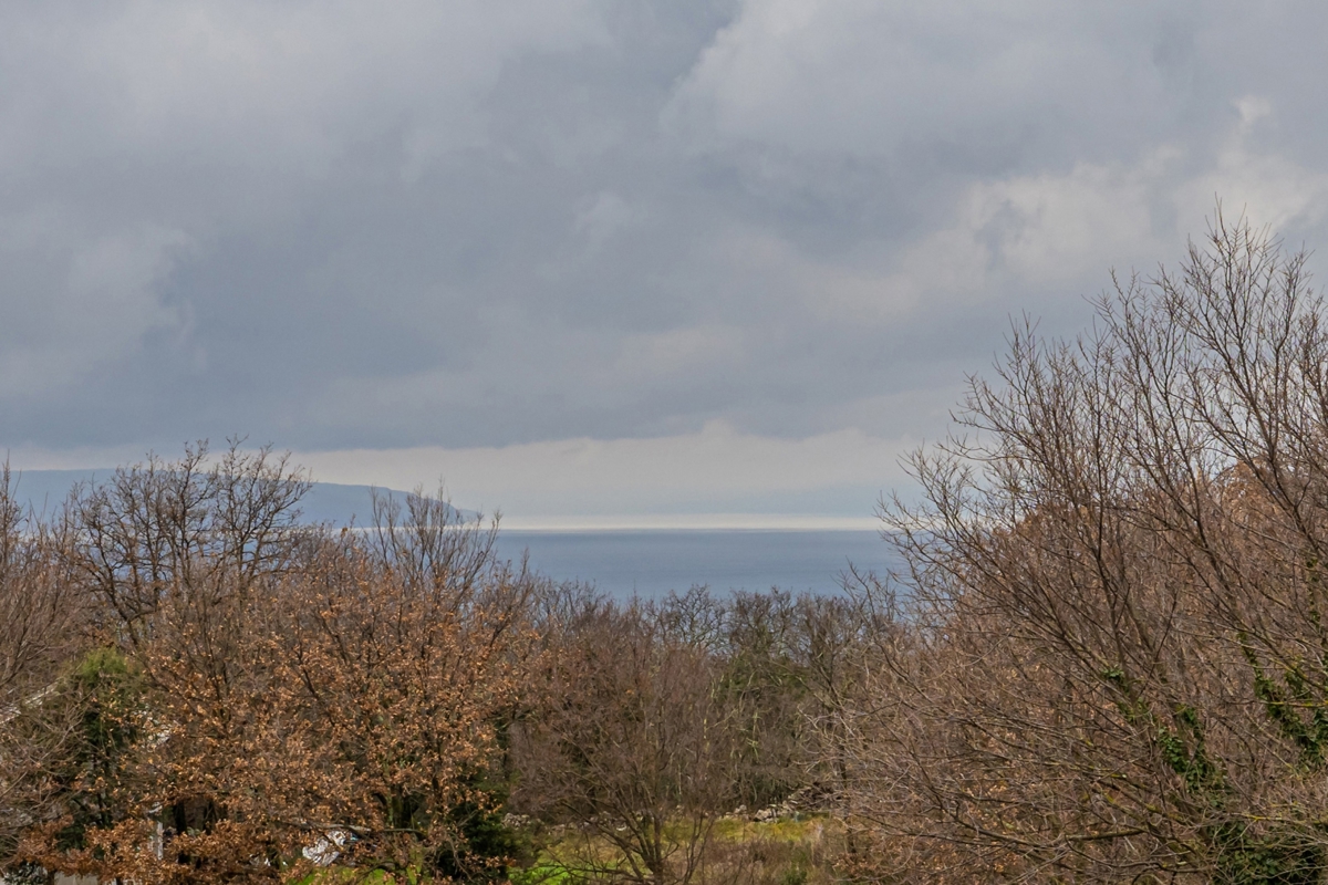 ISOLA DI KRK, MALINSKA - Villa rustica con piscina e vista mare
