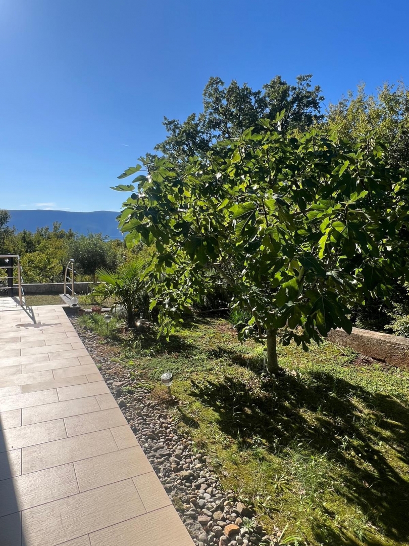 ISOLA DI KRK, PINEZIĆI - Appartamento al piano terra con vista mare