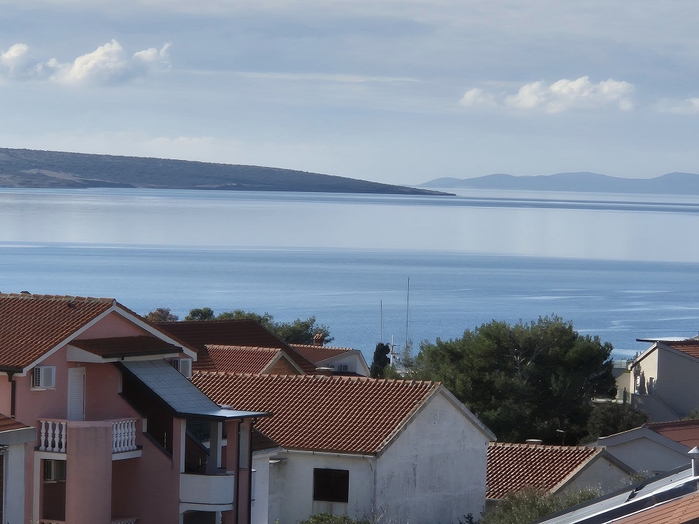 ISOLA DI PAG, POVLJANA - Appartamento con terrazza sul tetto e vista panoramica