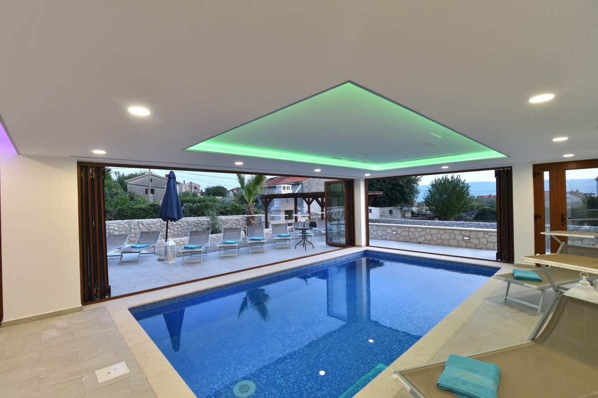 ISOLA DI KRK - Villa di lusso con piscina coperta