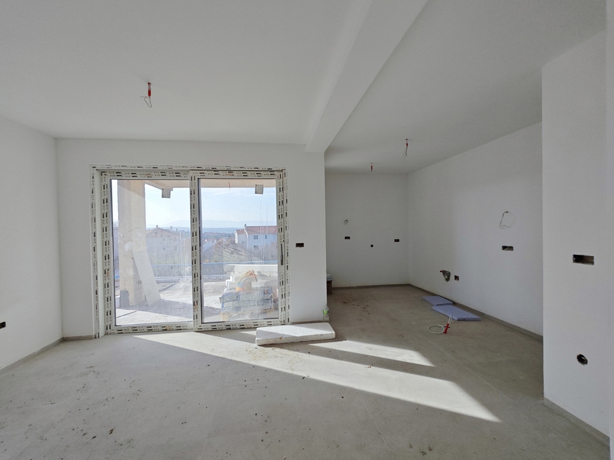 Malinska, Isola di Krk - Moderna casa bifamiliare con piscina e vista mare
