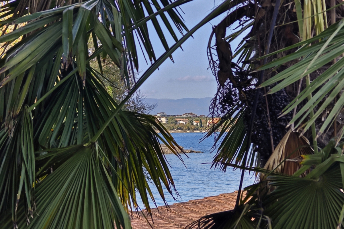 ISOLA DI KRK, MALINSKA - Appartamento prima fila al mare con posto auto
