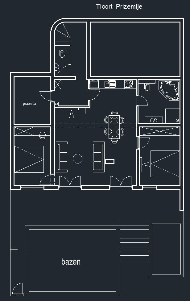 CRIKVENICA - Palazzo residenziale con vista panoramica sul mare