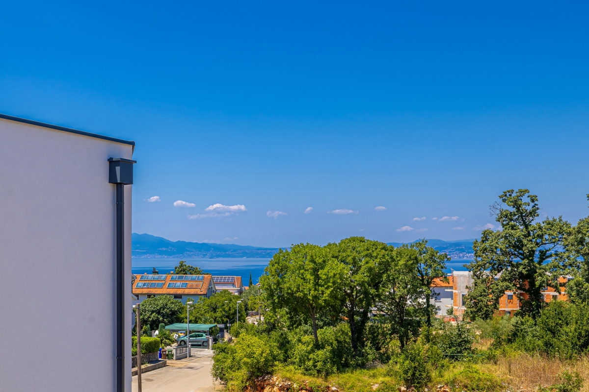 ISOLA DI KRK, NJIVICE - Appartamento con vista mare in un nuovo edificio 