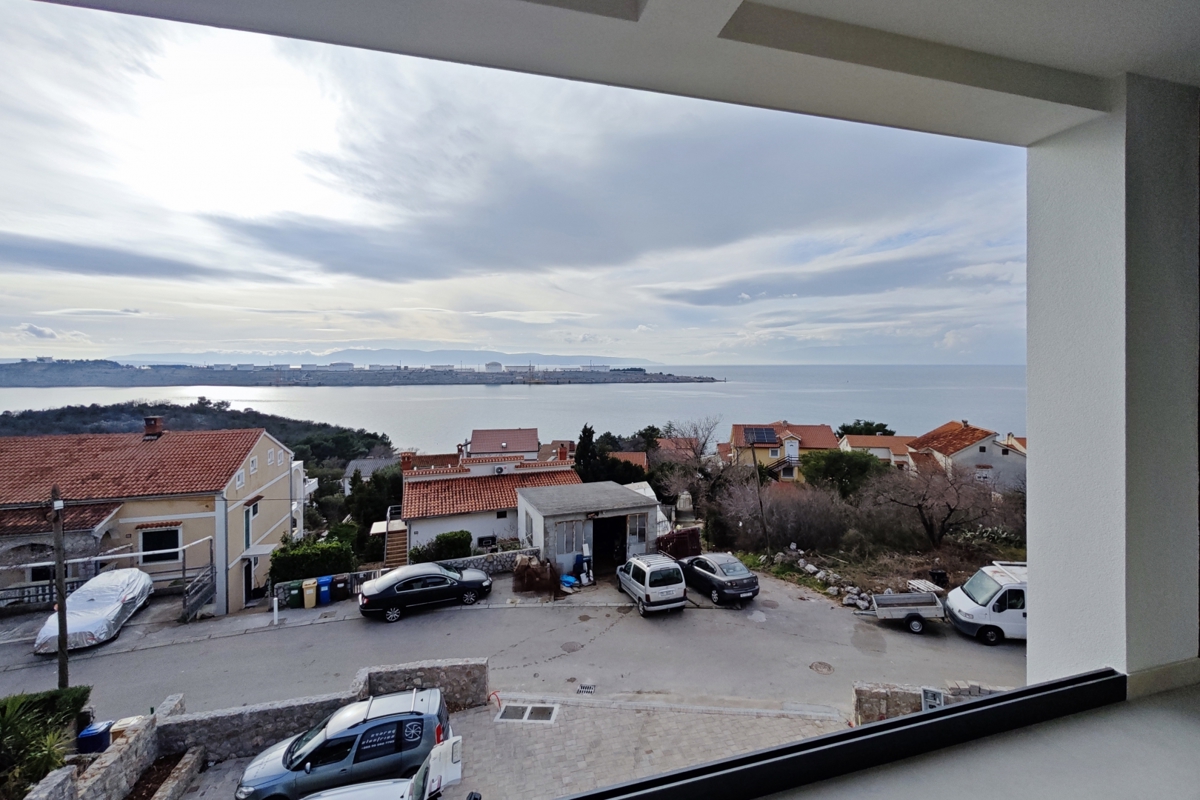 ISOLA DI KRK, OMIŠALJ - Appartamento bilocale con vista mare