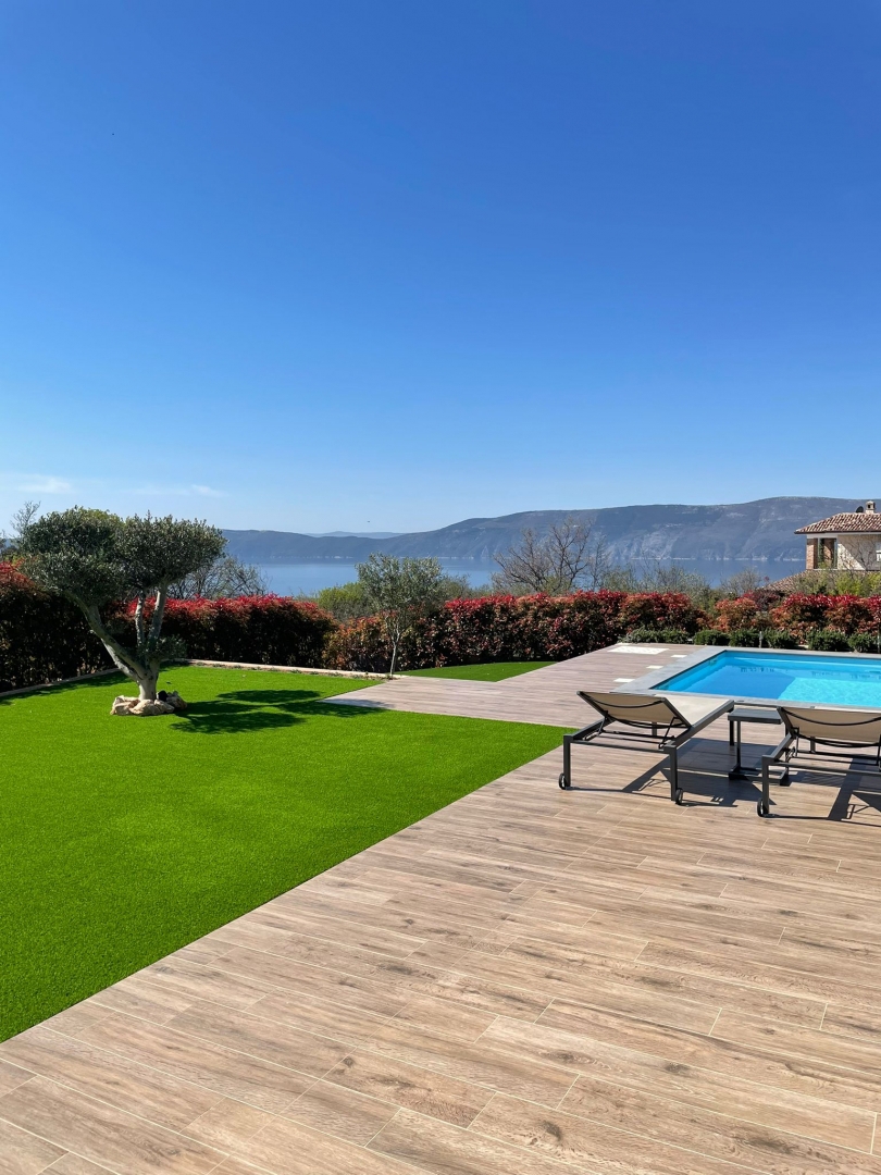 ISOLA DI KRK, LINARDIĆI - Villa di lusso con vista sul mare aperto