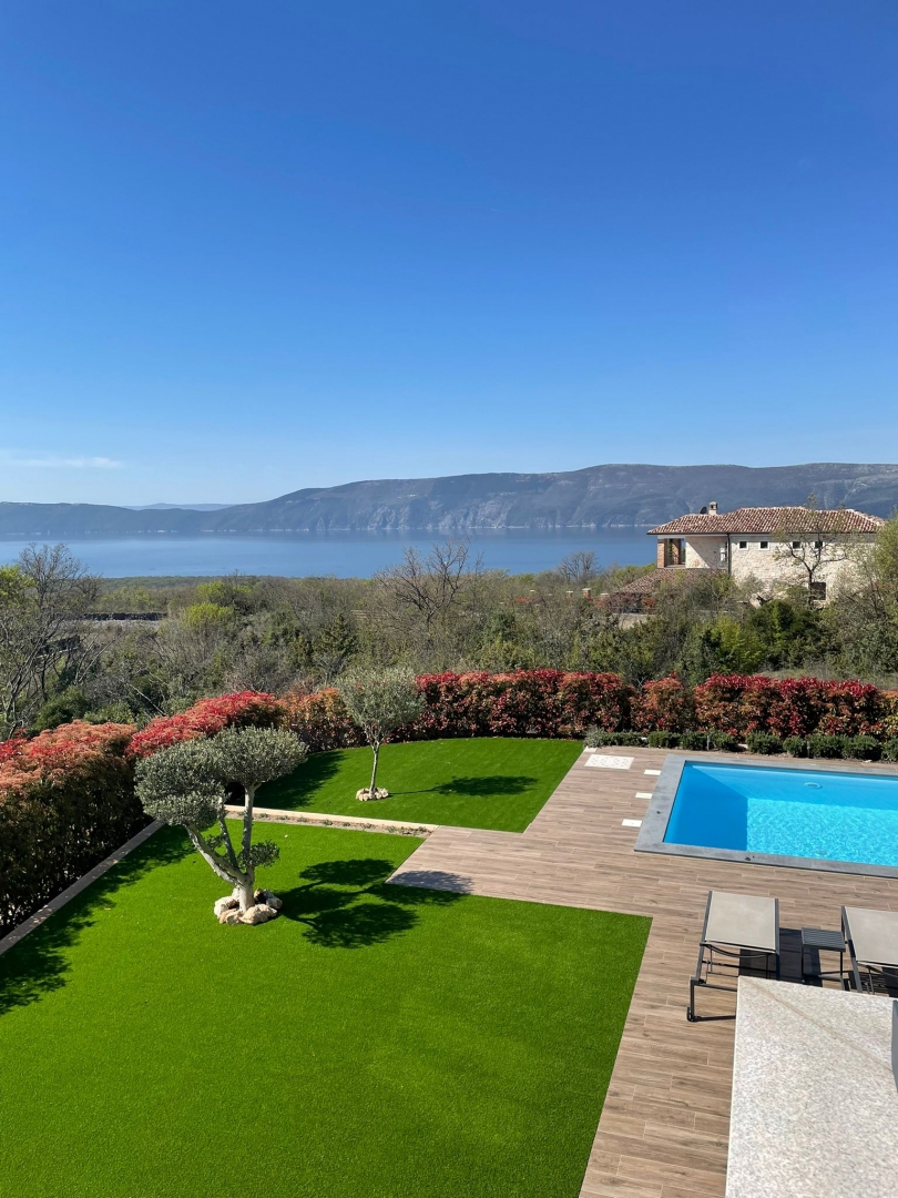 ISOLA DI KRK, LINARDIĆI - Villa di lusso con vista sul mare aperto