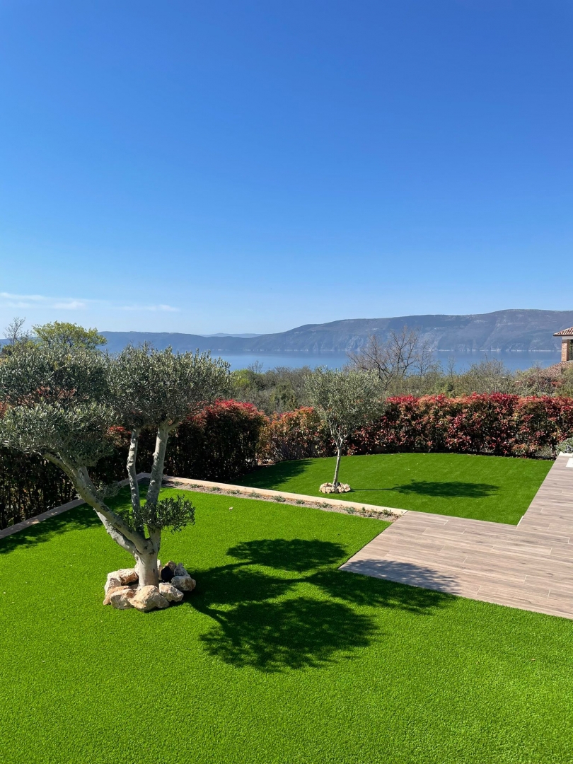 ISOLA DI KRK, LINARDIĆI - Villa di lusso con vista sul mare aperto