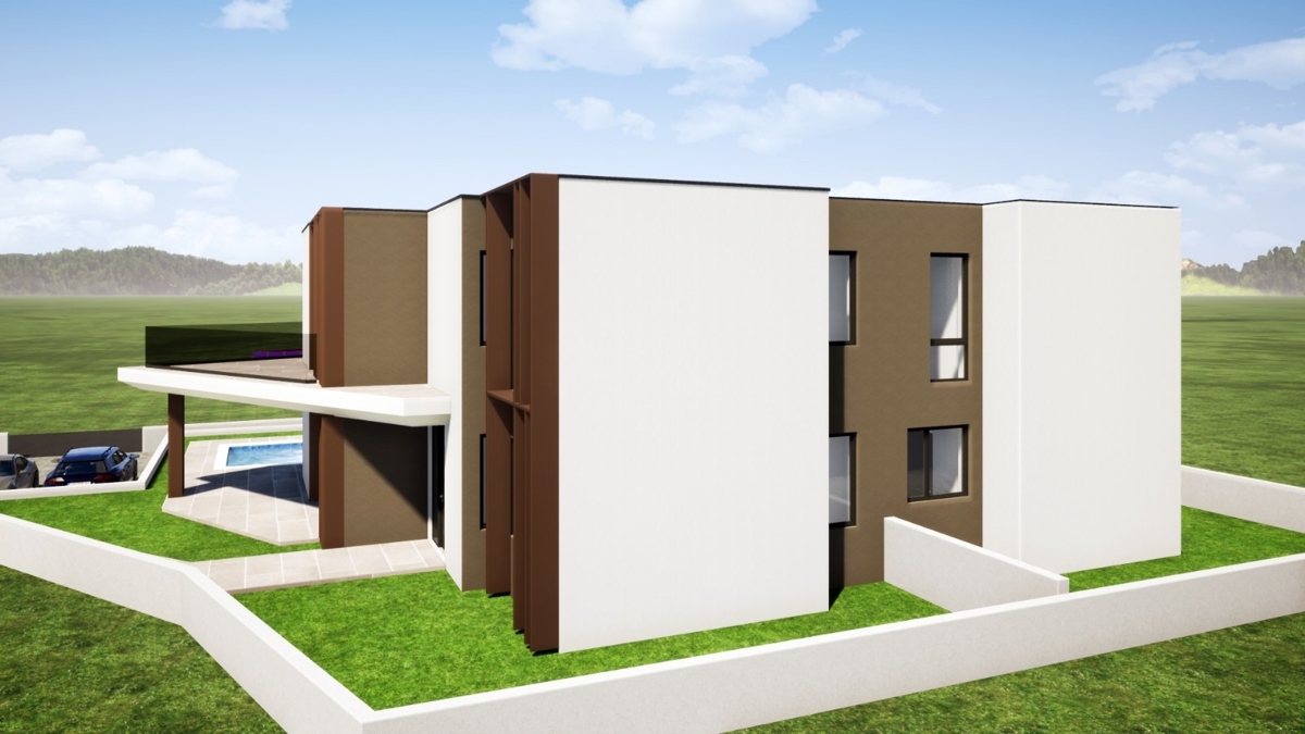 ISOLA DI KRK, dintorni della città di Krk - Terreno edificabile con vista mare