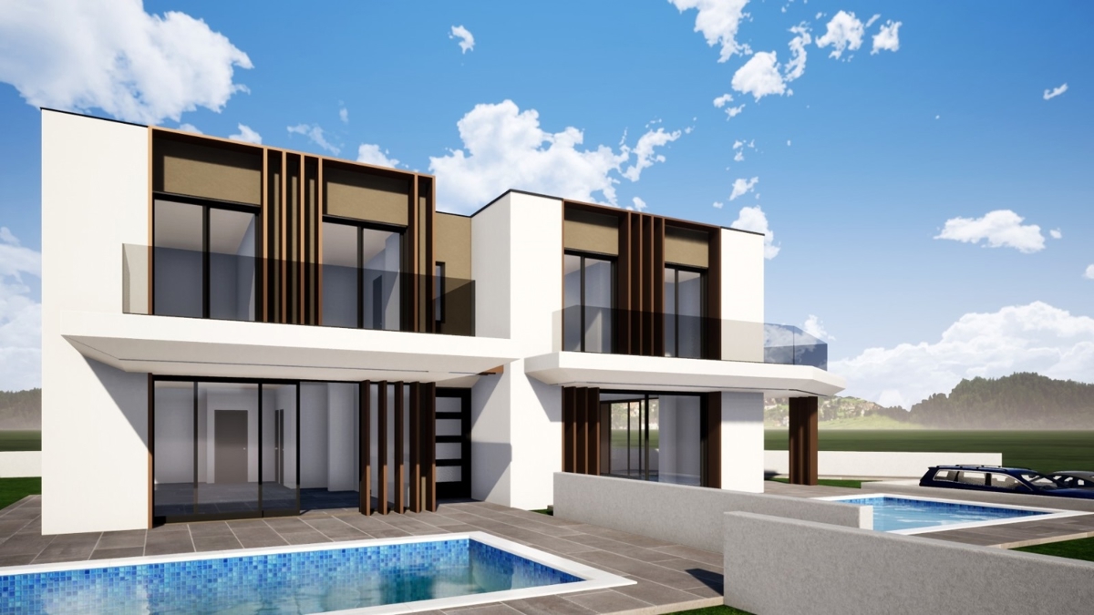 ISOLA DI KRK, dintorni della città di Krk - Terreno edificabile con vista mare