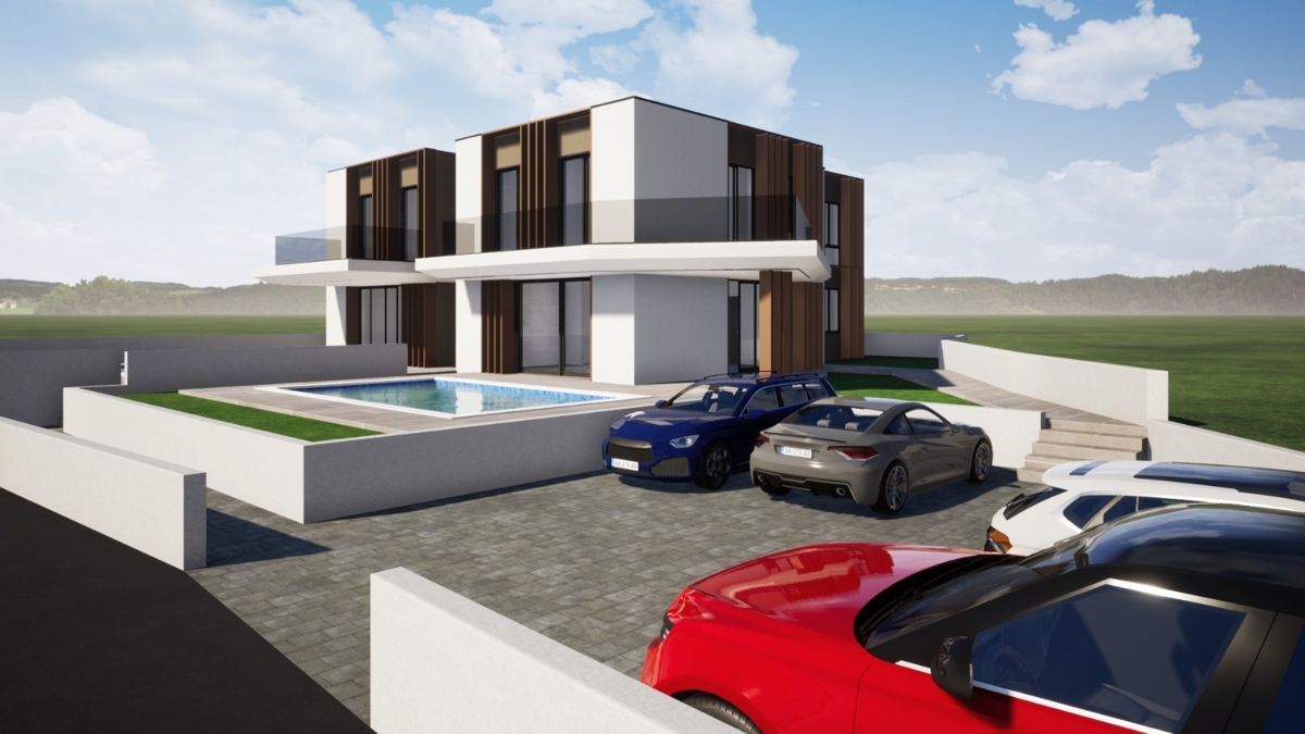 ISOLA DI KRK, dintorni della città di Krk - Terreno edificabile con vista mare