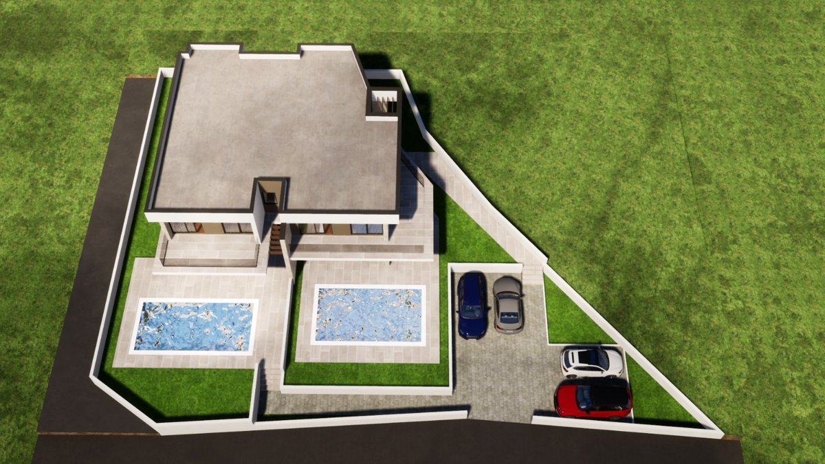 ISOLA DI KRK, dintorni della città di Krk - Terreno edificabile con vista mare