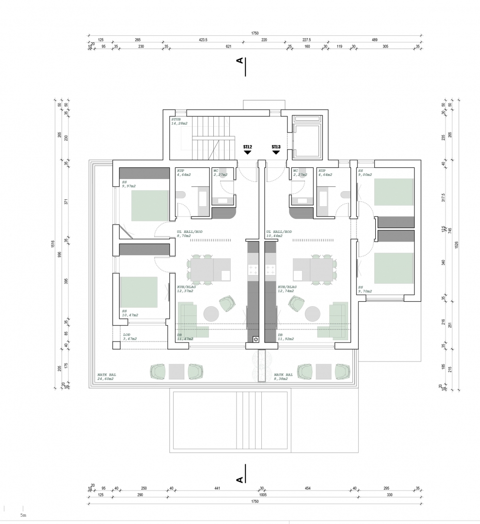 Jadranovo - Attico con vista panoramica sul mare
