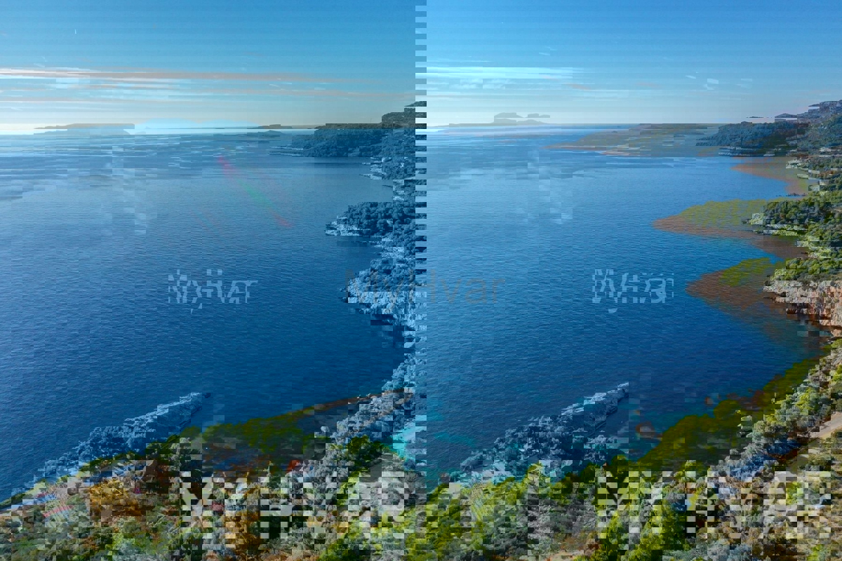 Terreno con progetto e vista mare