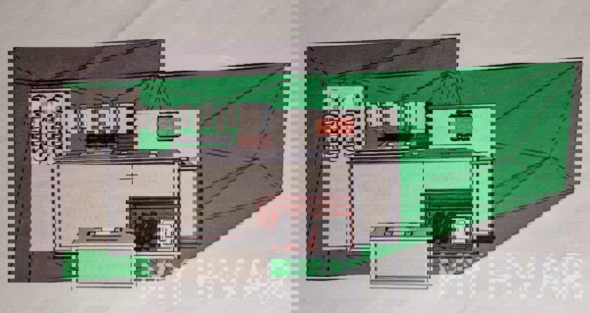 Terreno edificabile di prima qualità con progetto a Ivan Dolac