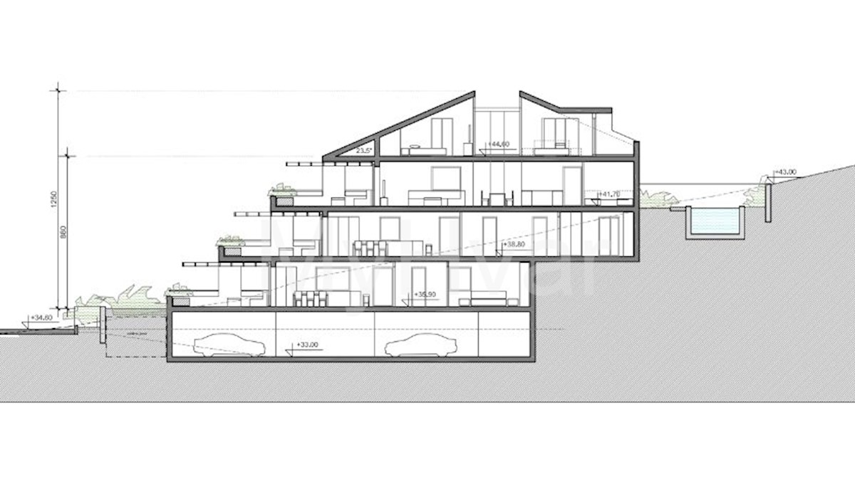 Terreno edificabile con progetto a Ivan Dolac