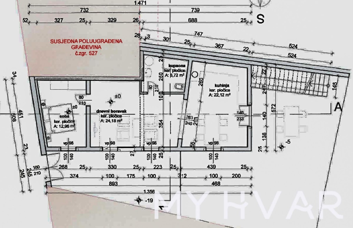 Casa di recente costruzione nel cuore di Jelsa