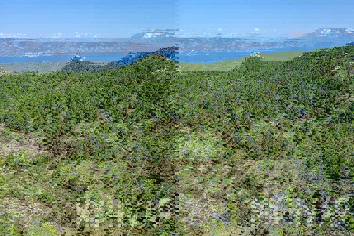 Terreno con vista panoramica e casa