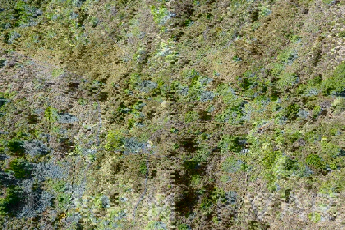 Terreno con vista panoramica e casa