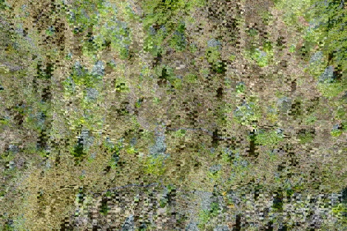 Terreno con vista panoramica e casa