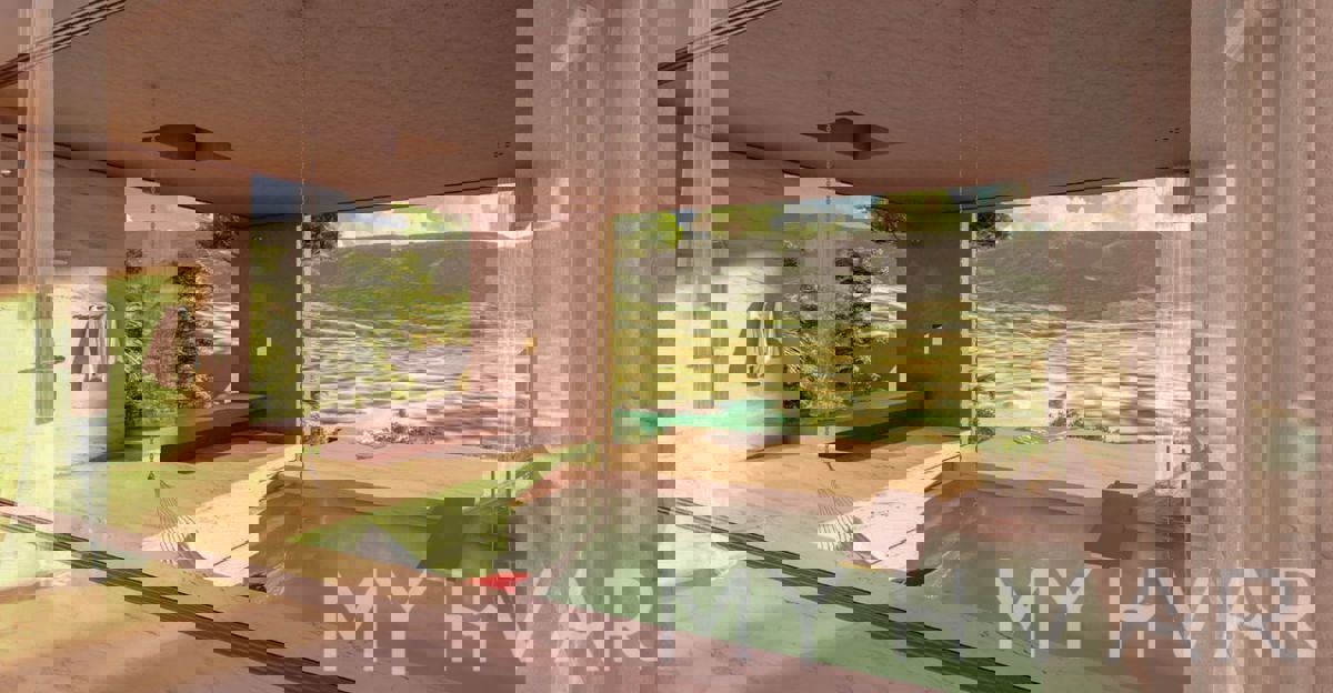 Terreno esclusivo con progetto di villa a Jelsa