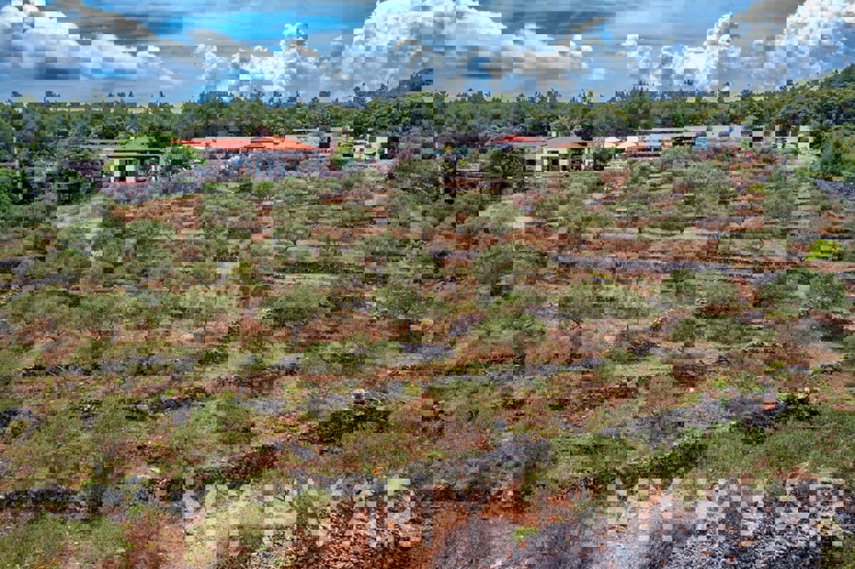 Villa con piscina e vista mare a Gdinj