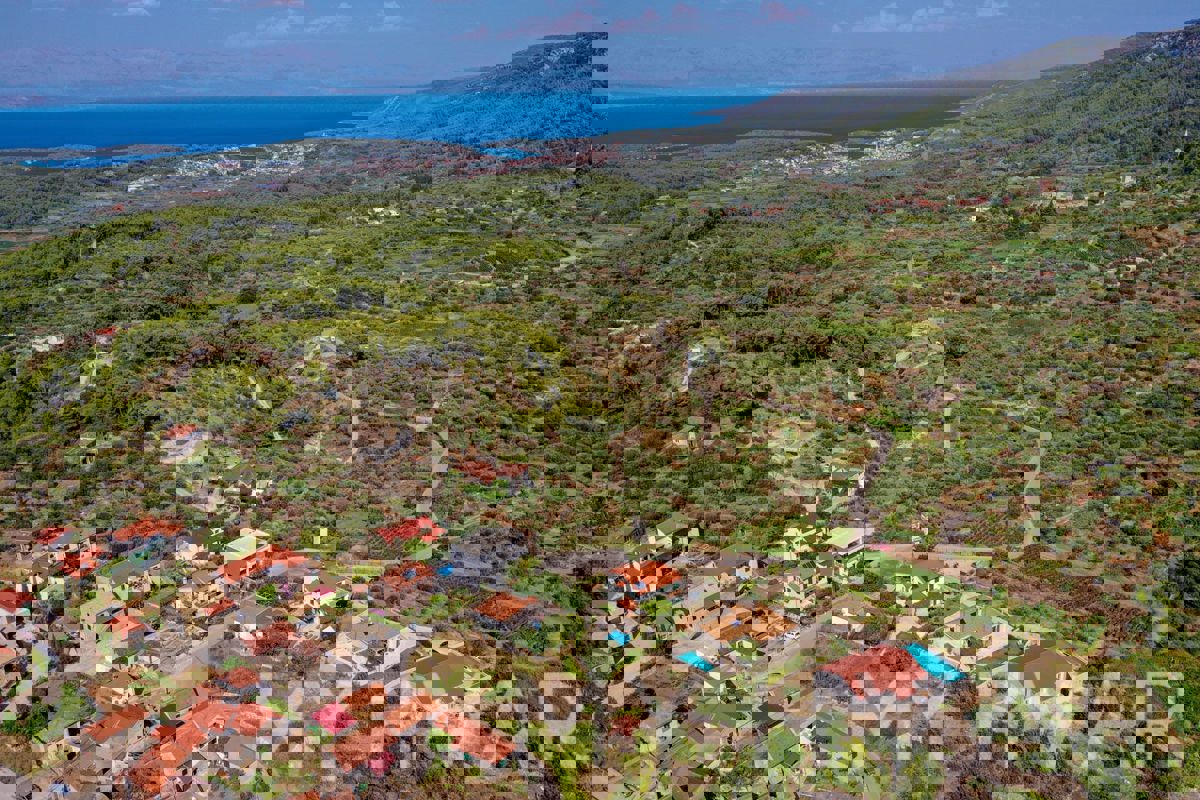 Casa familiare con piscina a Vrisnik