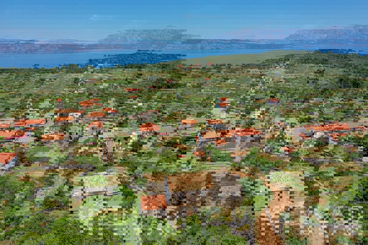 Casa con vista mare a Poljica