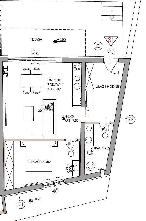 Tribunj, Sovlje - Appartamento di lusso S1 a soli 50 m dal mare