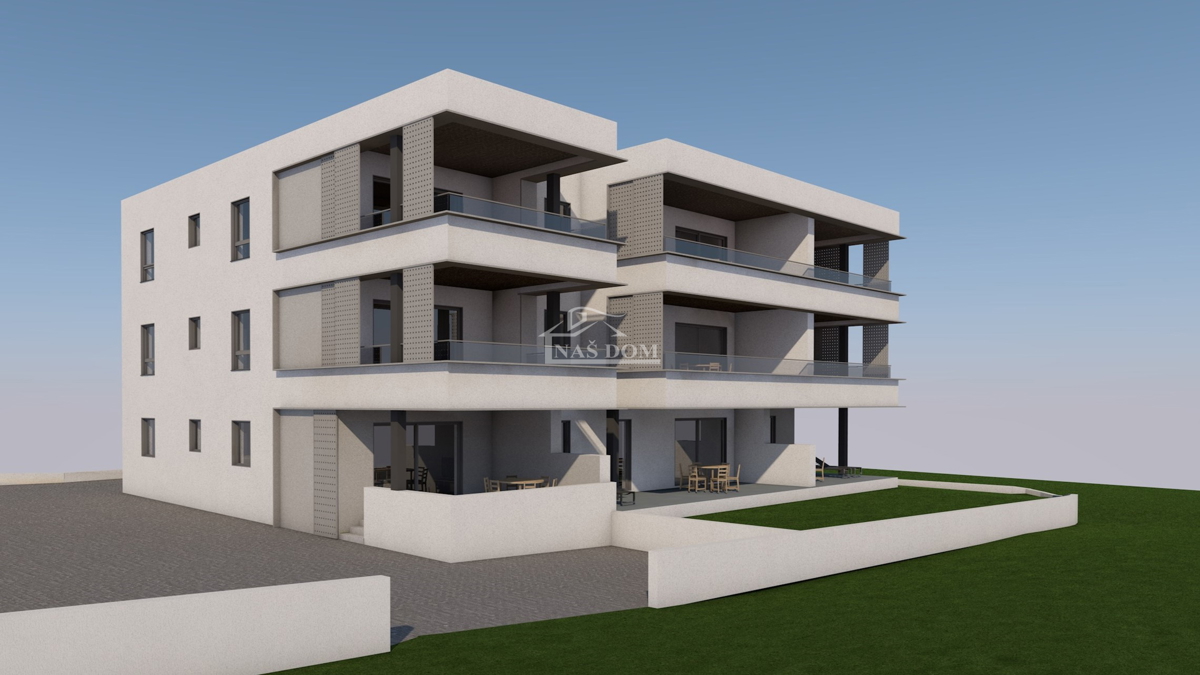 Vodice - Appartamento S4, 1° PIANO, vista mare - Nuova costruzione