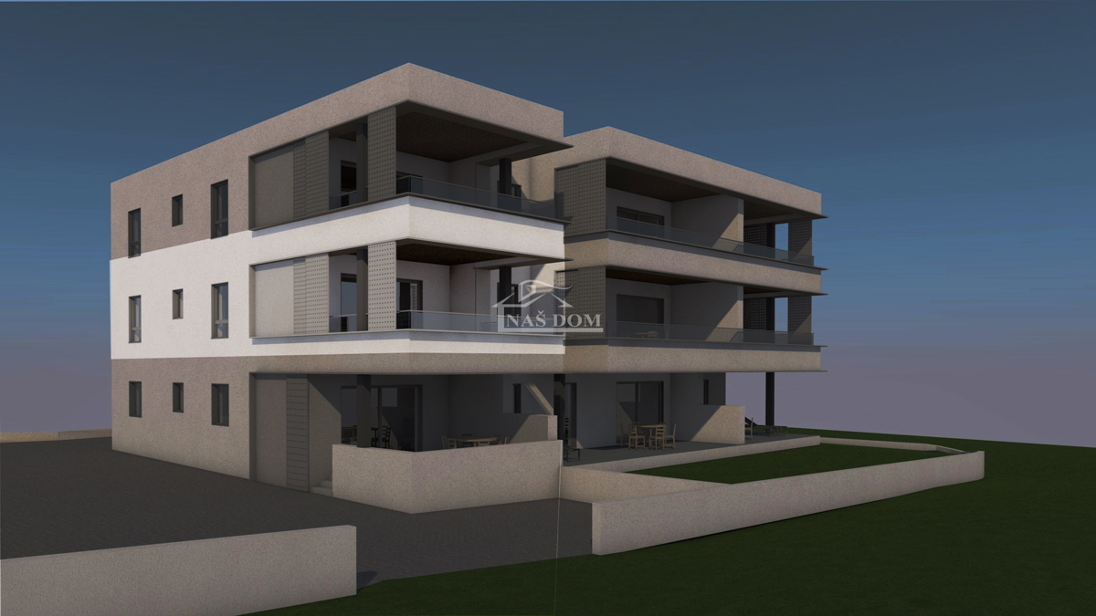 Vodice - Appartamento S4, 1° PIANO, vista mare - Nuova costruzione
