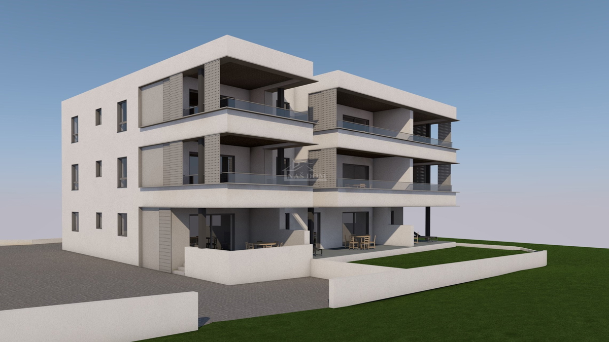 Vodice - Appartamento S4, 1° PIANO, vista mare - Nuova costruzione