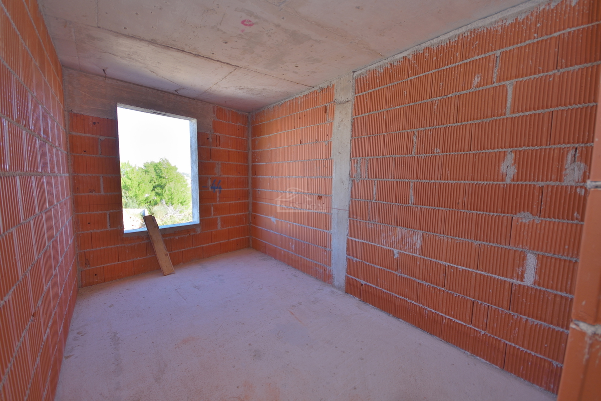 Vodice - Appartamento con tre camere da letto, vista panoramica sul mare, nuova costruzione