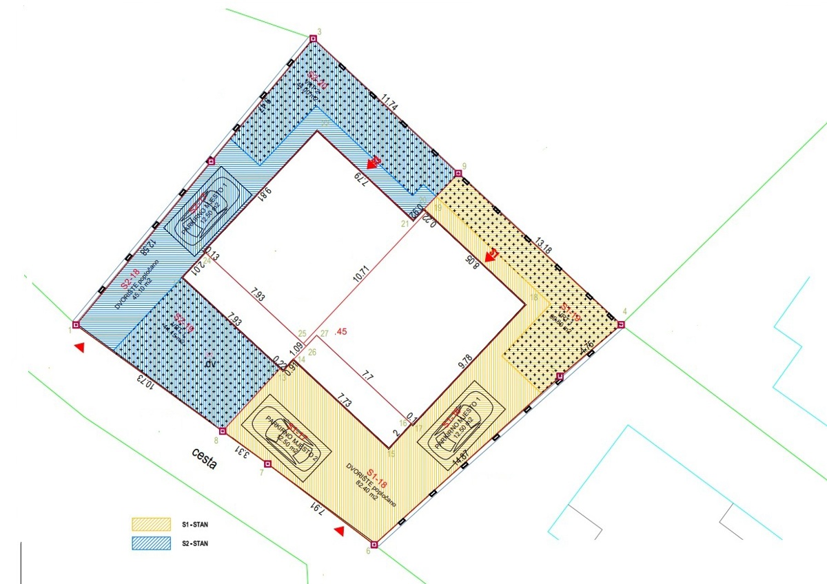 Vodice - **NUOVA COSTRUZIONE** S2 Doppia villetta vicino alla spiaggia