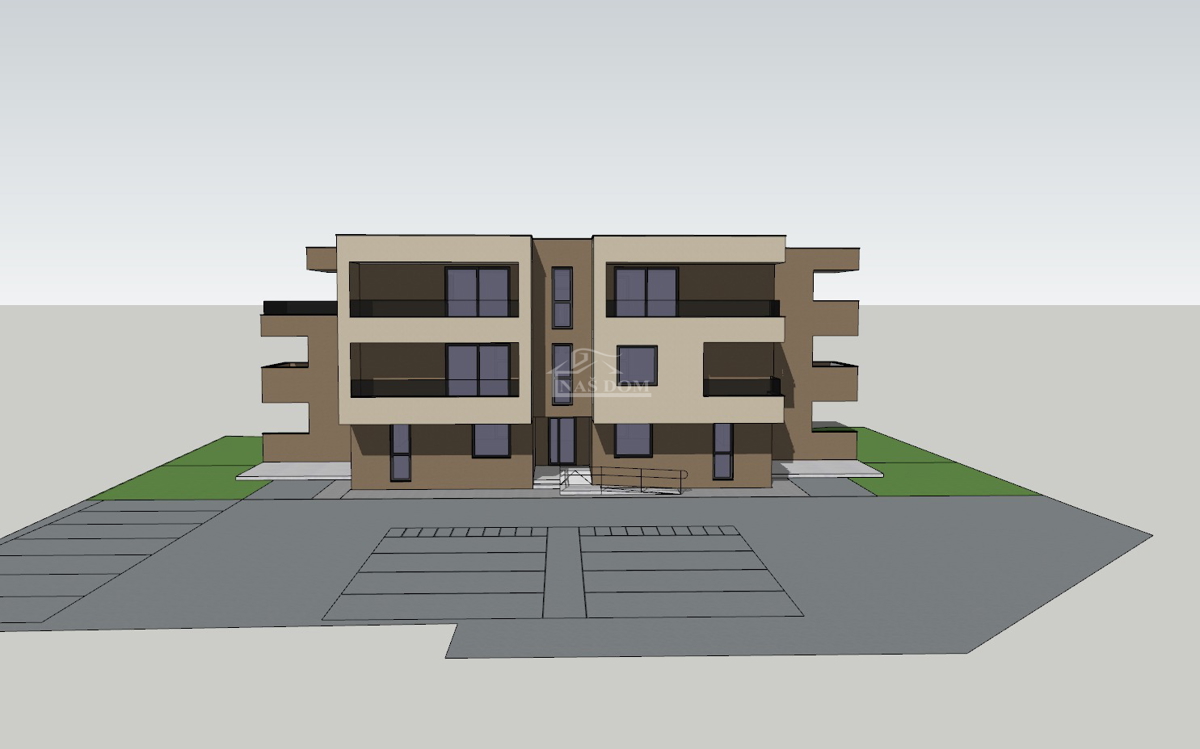 Vodice - prevendita - appartamento S8 con due camere da letto, primo piano