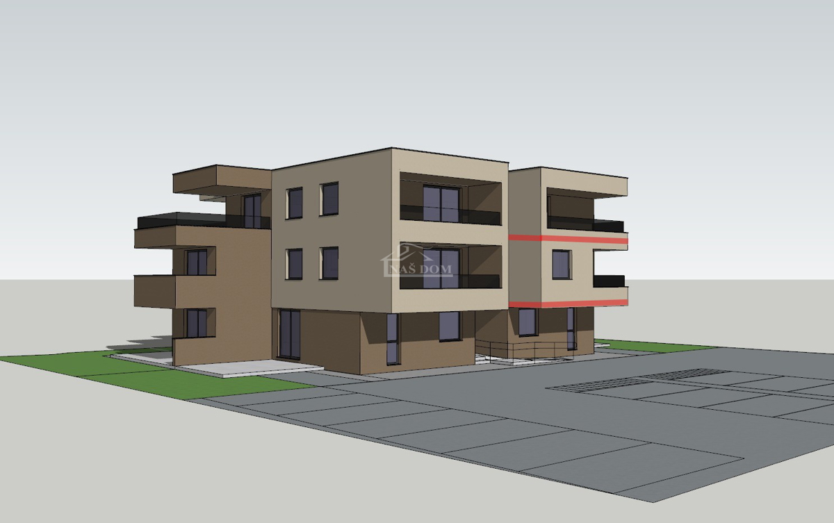 Vodice - prevendita - appartamento S8 con due camere da letto, primo piano