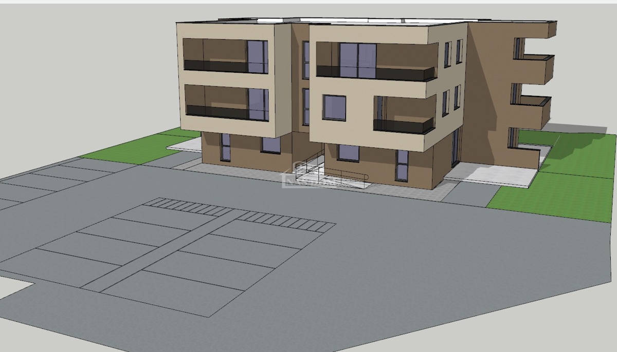 Vodice - prevendita - Appartamento trilocale S9, 104,77 m2, II piano