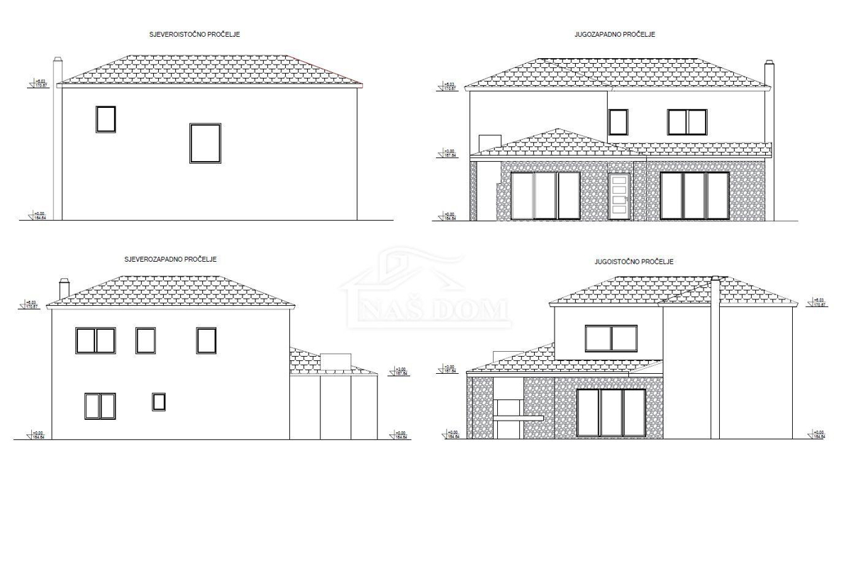 Stankovci, Radašinovci - terreno con permesso di costruzione per una casa con piscina
