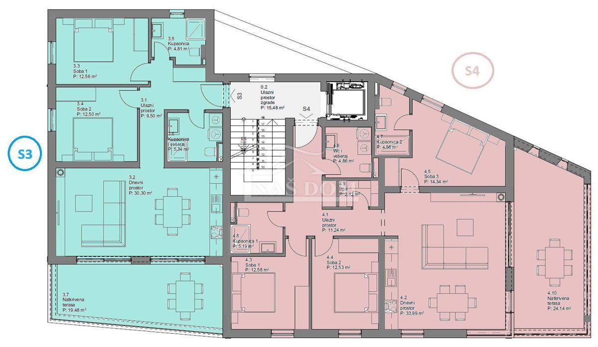 Tribunj - Appartamento di lusso S1 con giardino, a 400 m dal mare