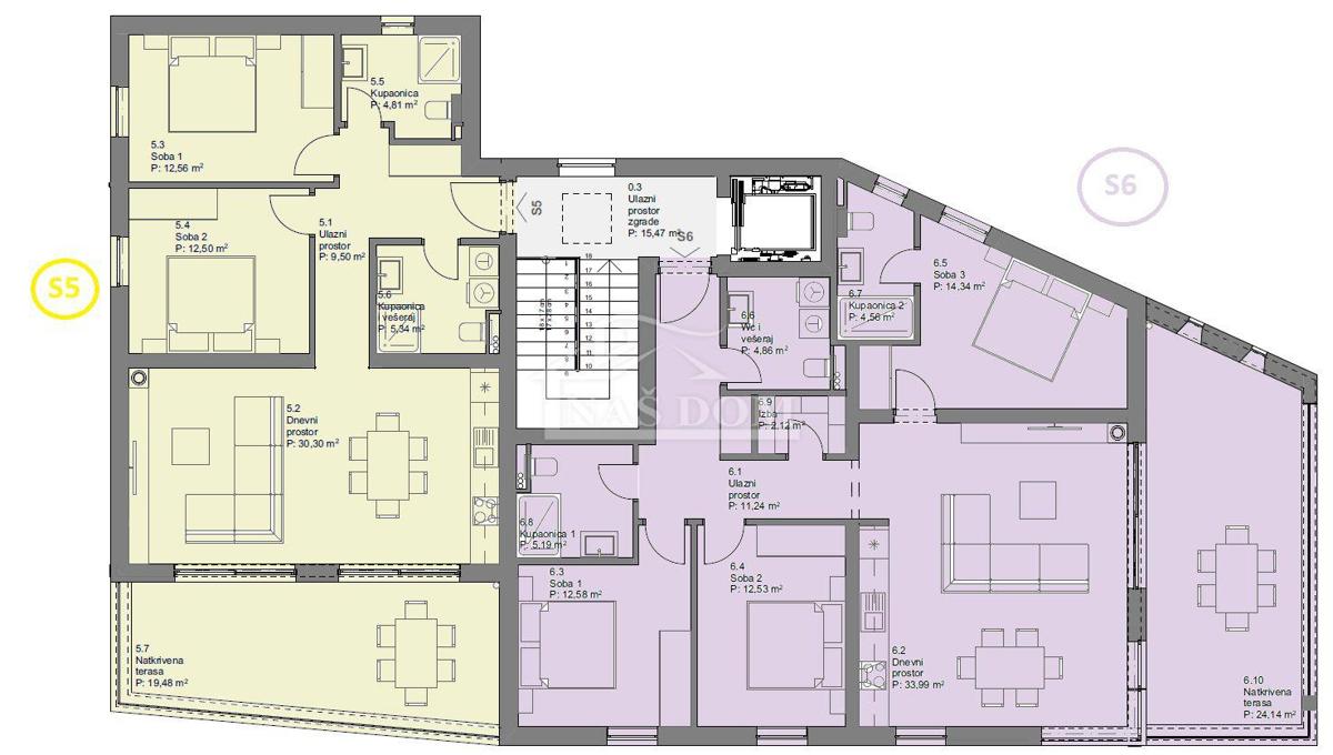 Tribunj - Appartamento di lusso S1 con giardino, a 400 m dal mare