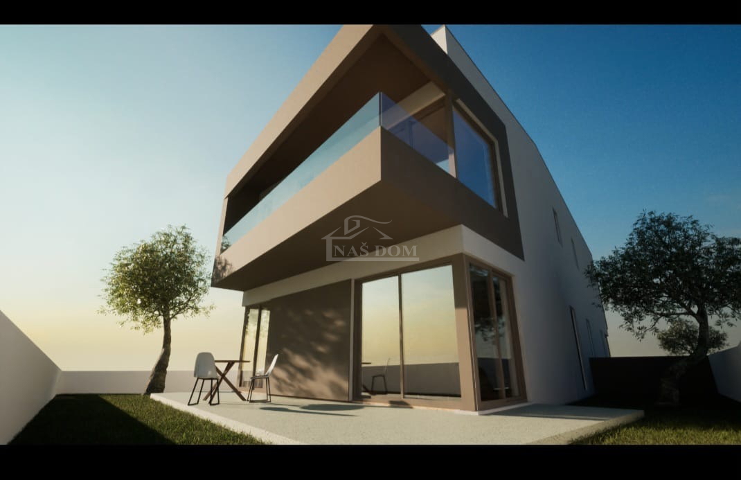 Žaborić - **NOVOGRADNJA** S1 dvojna kuća 70m od mora