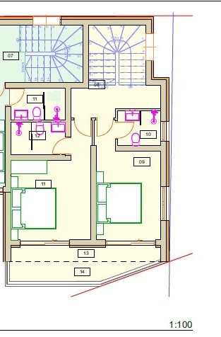 Vodice, Srima - **NUOVA COSTRUZIONE** Casa S2 a 250 m dalla spiaggia