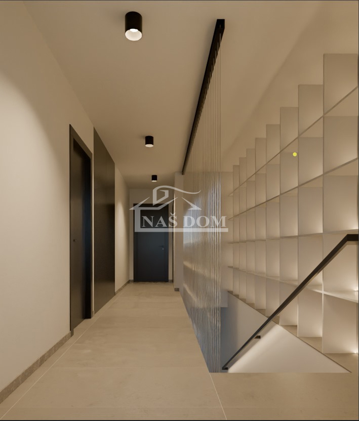 Vodice - Doppia casa con garage, piscina e vista mare