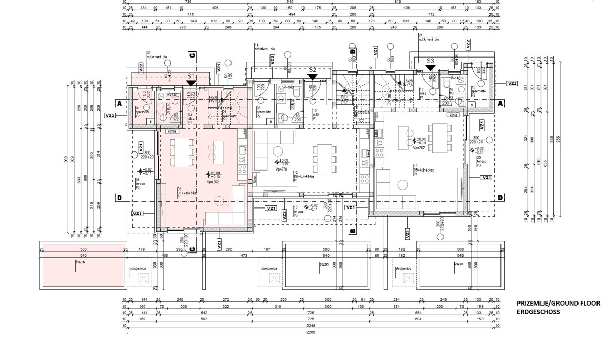 Srima, Vodice - **NUOVA COSTRUZIONE** Appartamento S1 con piscina e terrazza sul tetto