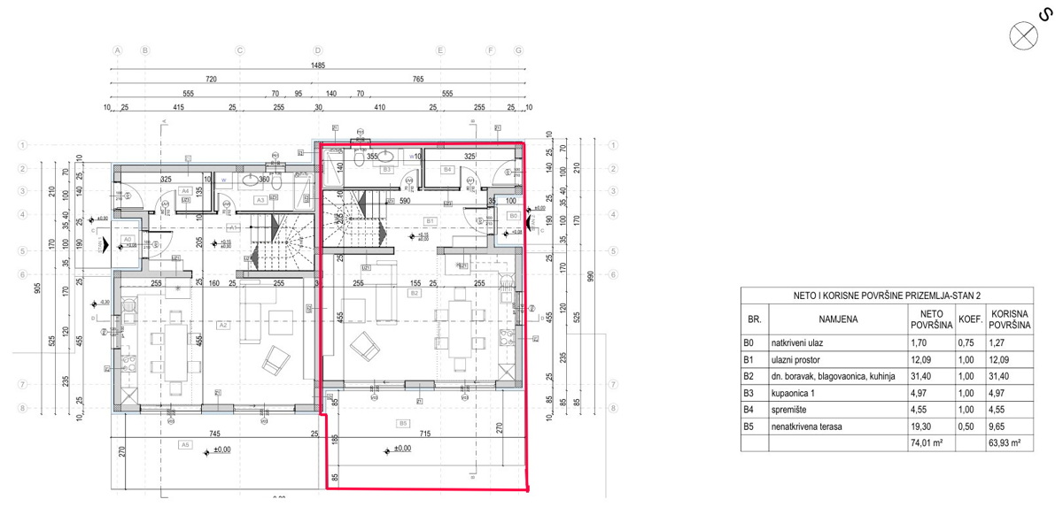 OPPORTUNITÀ: Doppia casa S2 a Vodice – posizione tranquilla, vicinanza a tutti i servizi