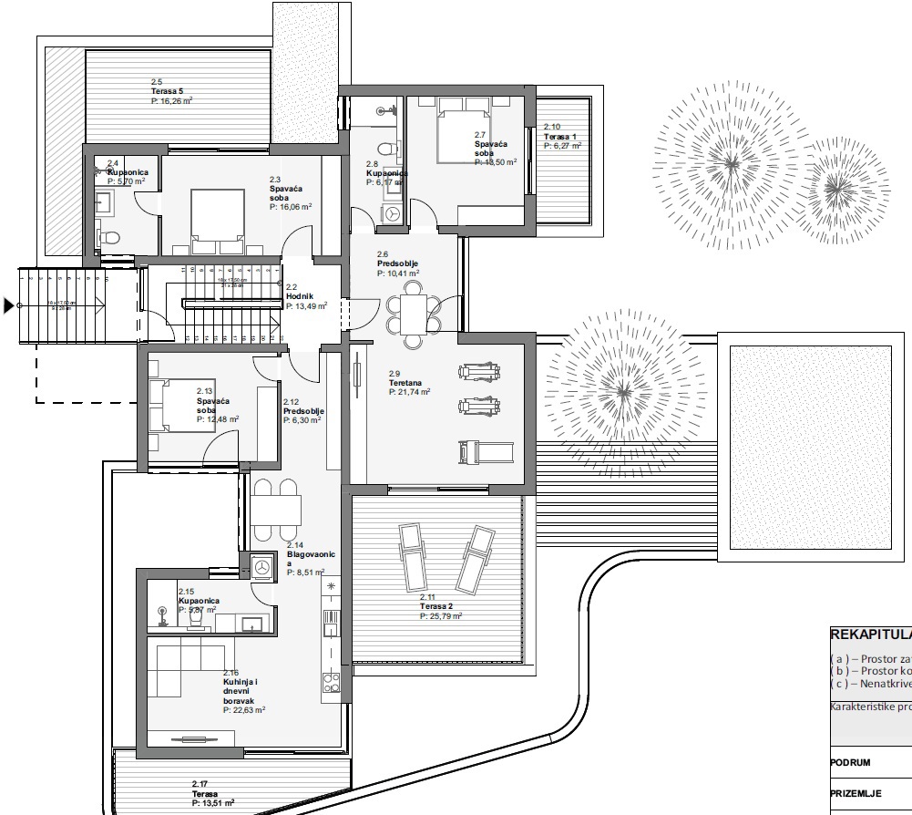 Vodice - Villa di lusso di design con piscina - grezzo