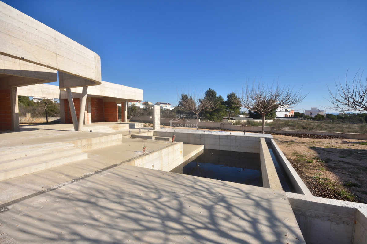 Vodice - Villa di lusso di design con piscina - grezzo