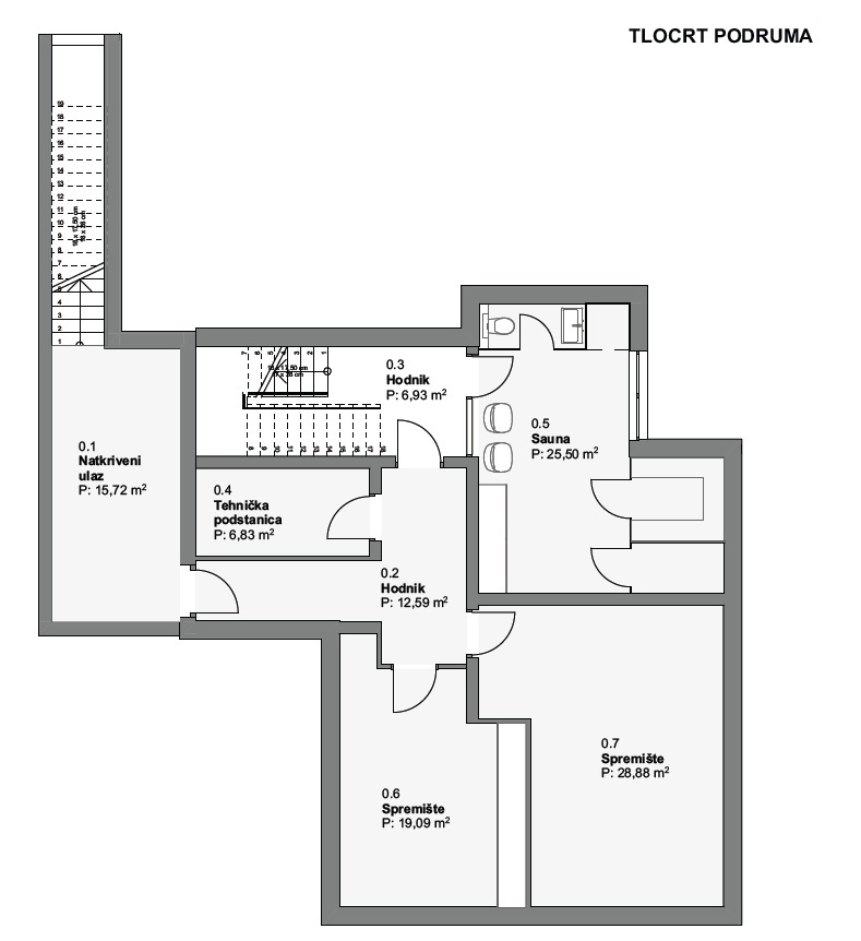 Vodice - Villa di lusso di design con piscina - grezzo